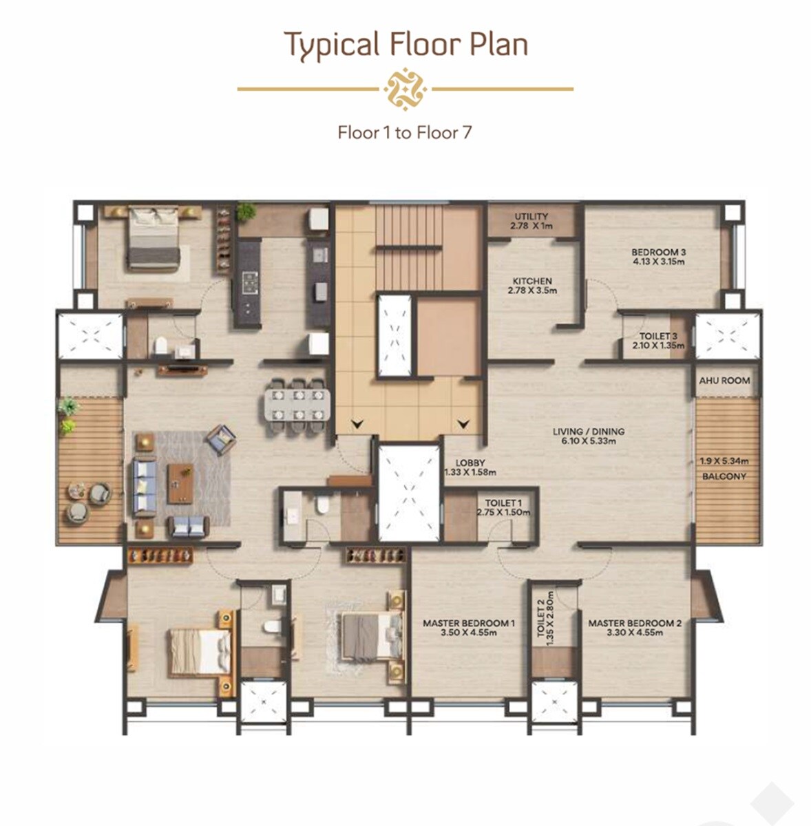 Vasupujya Neco Lakshya Floor Plans