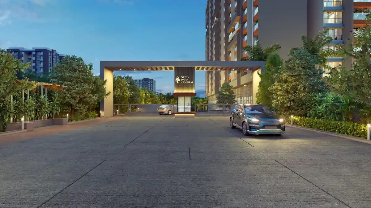 Vasupujya Neco Park Central Entrance View