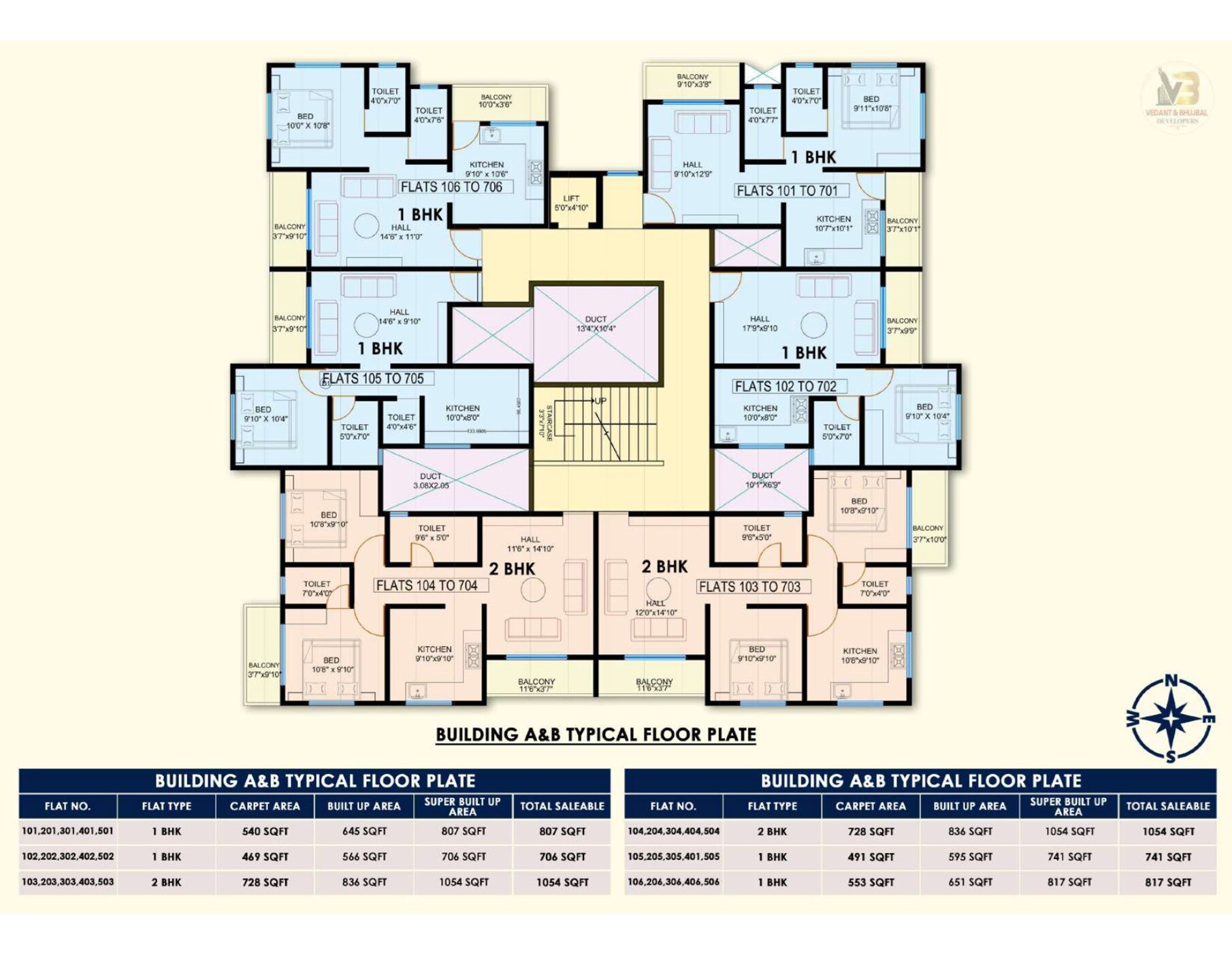 VB Global Silver Park Floor Plans