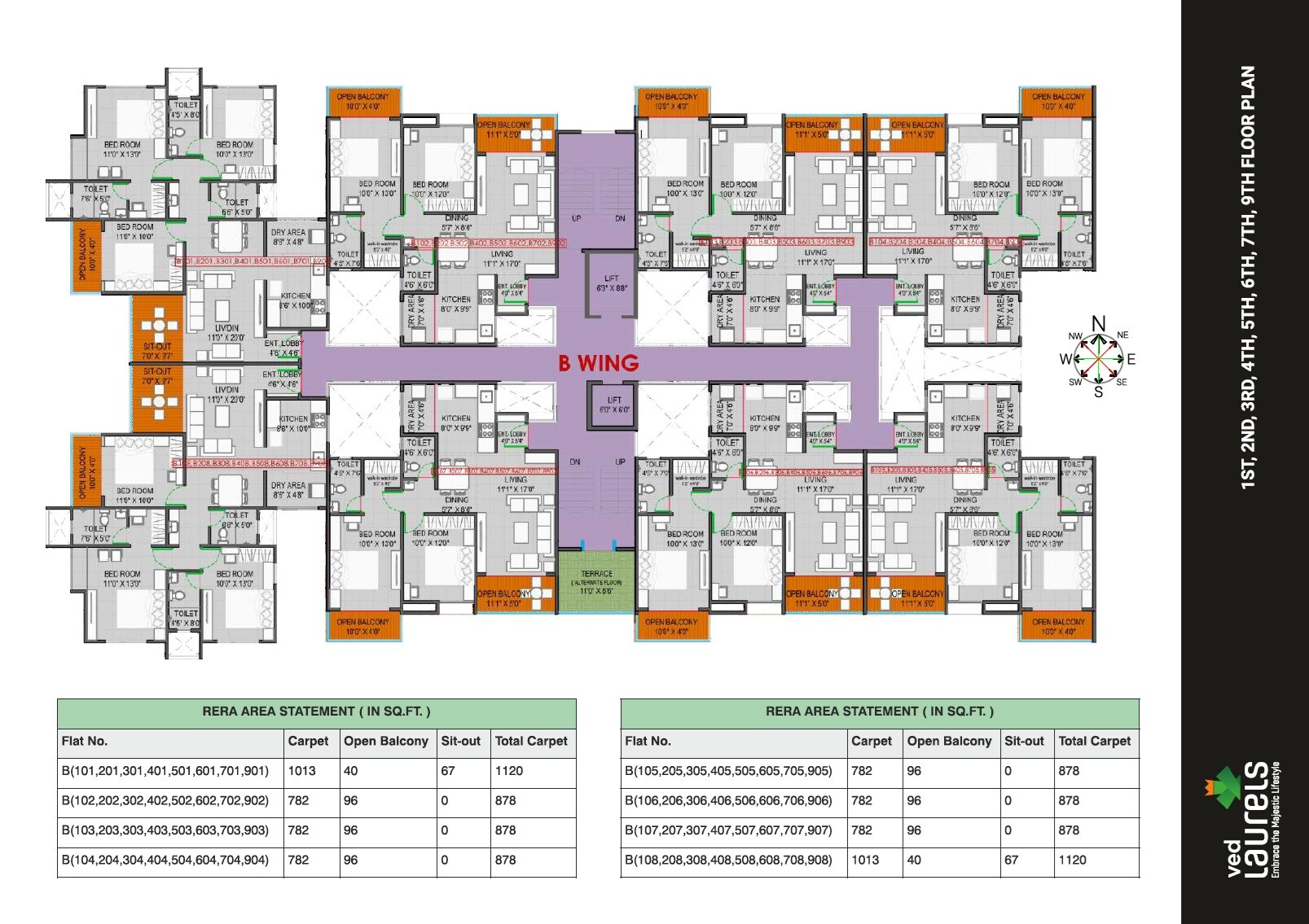 Ved Laurels Floor Plans