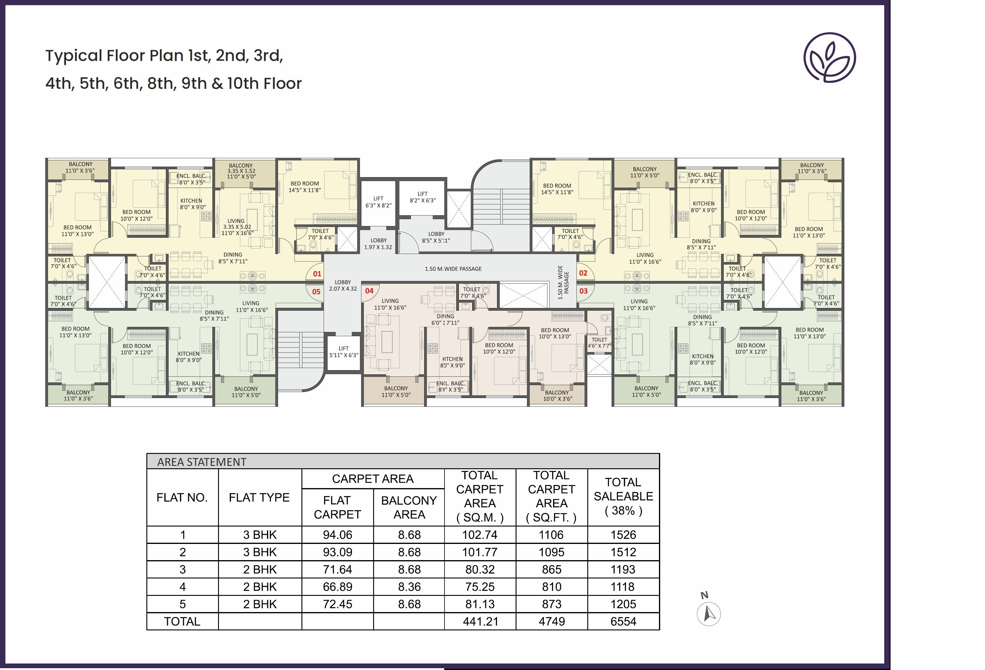 Vedant Eleve Floor Plans