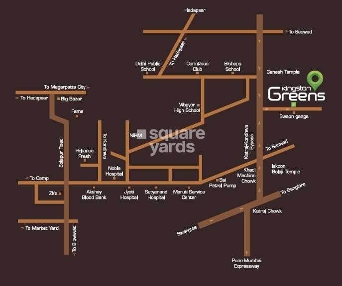 Vedant Kingston Greens Phase 1 Location Image