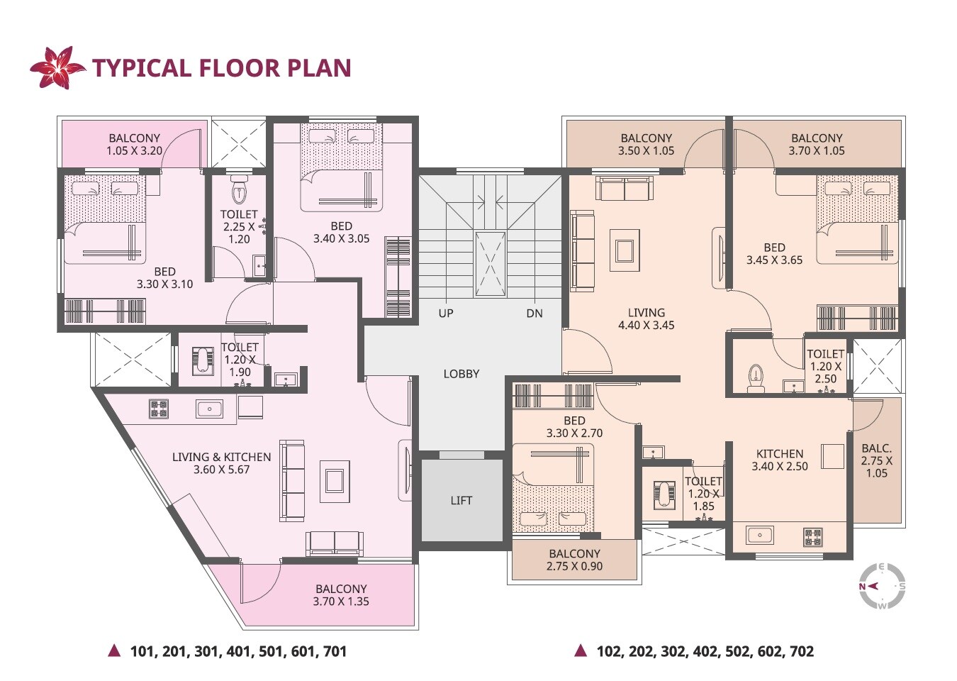 Vedant Pride Floor Plans