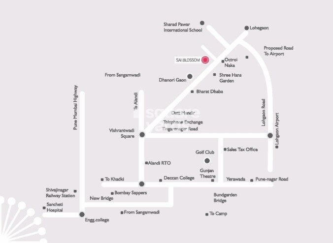 Vedant Sai Blossom Location Image