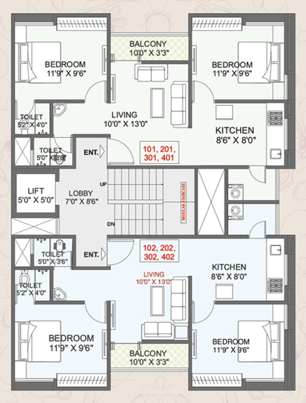 Vedanti Orchid Floor Plans