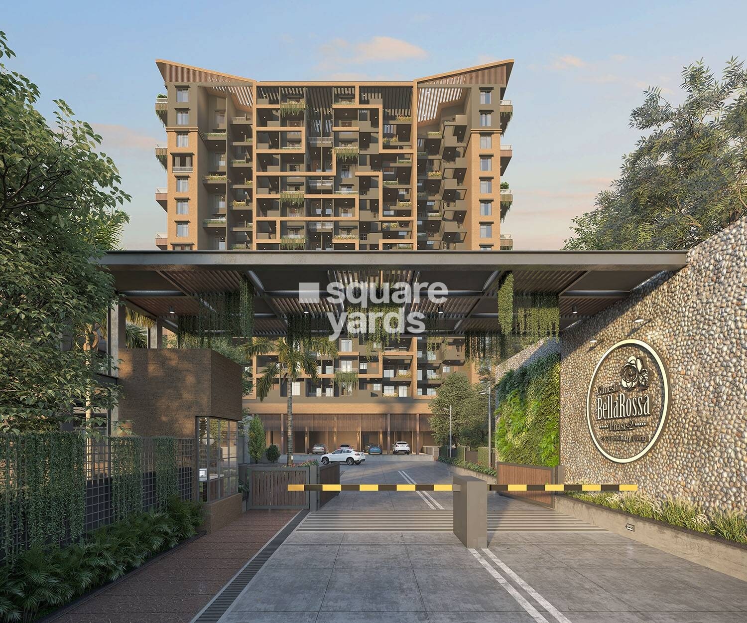 Veddant Ganesh Bella Rossa Phase 2 Entrance View