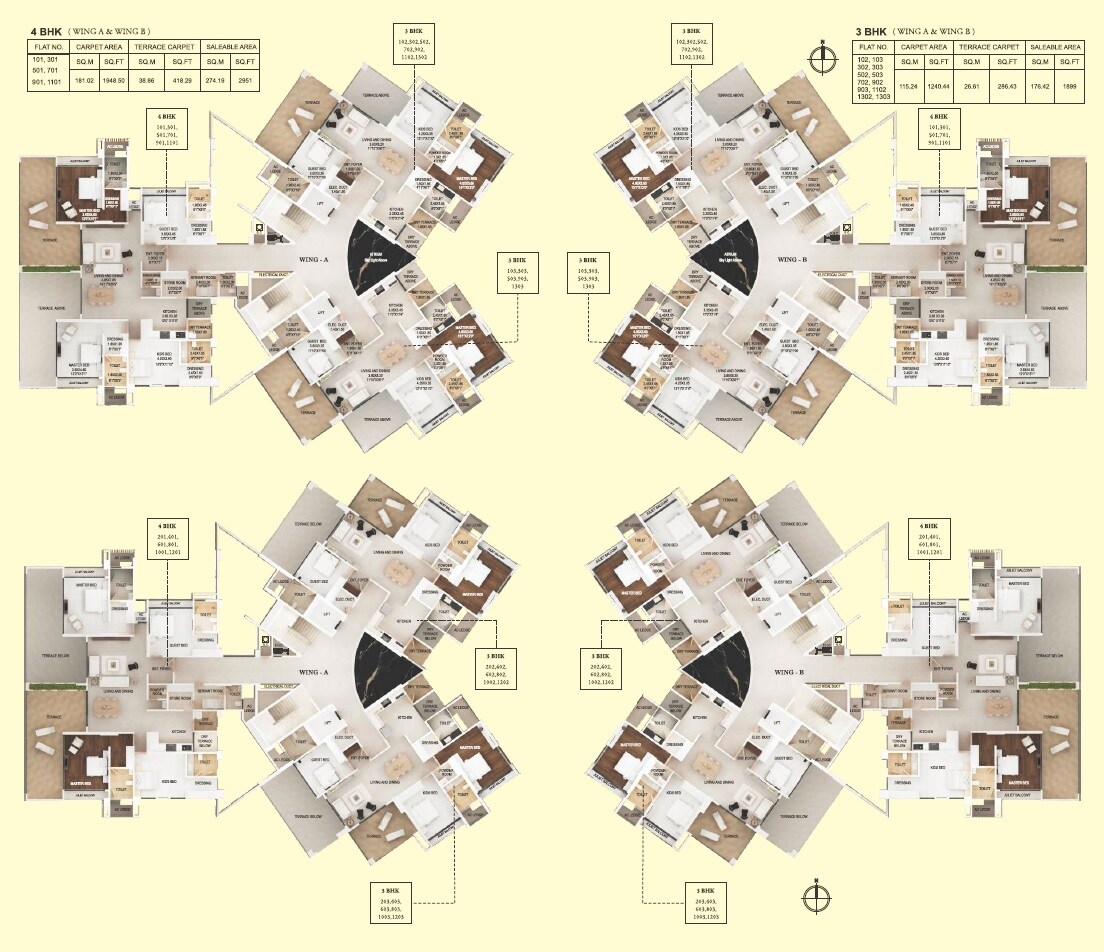 Ven Swarnavilas Floor Plans