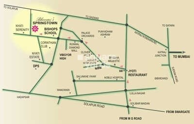 Venkatesh Bhoomi Spring Town Phase II Location Image