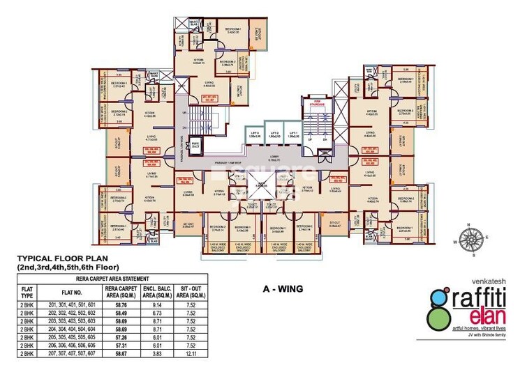 Venkatesh Graffiti Elan Floor Plans 1