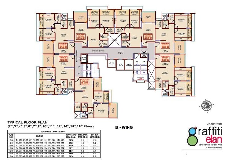 Venkatesh Graffiti Elan Floor Plans 2