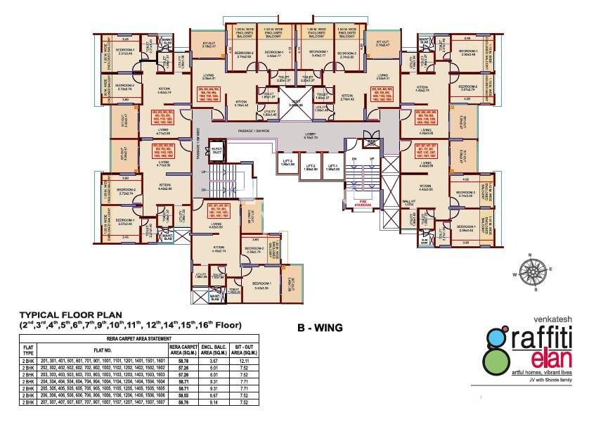Venkatesh Graffiti Elan Floor Plans 2