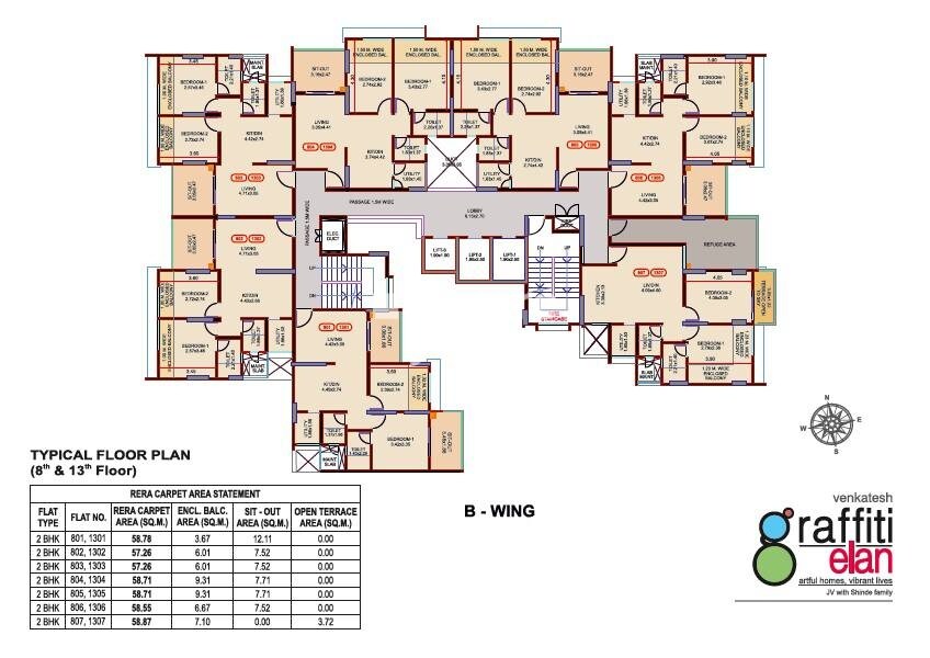 Venkatesh Graffiti Elan Floor Plans 3