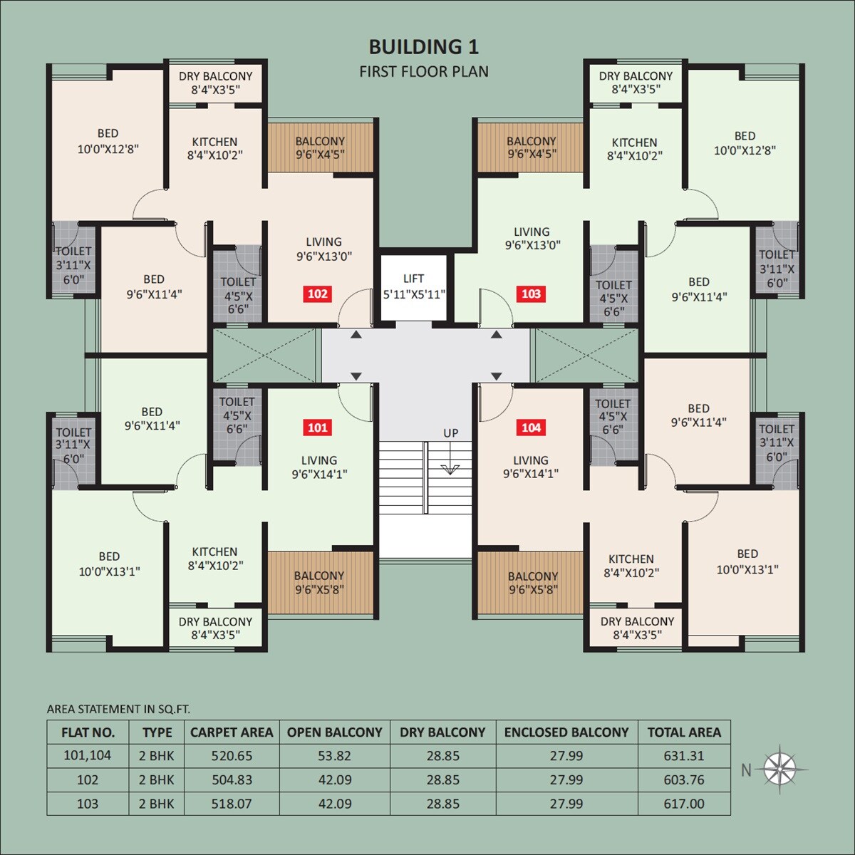 Venkatesh Hillside Floor Plans