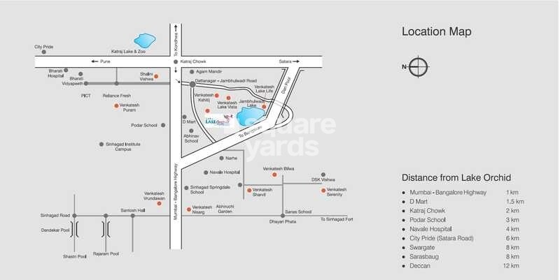 Venkatesh Lake Orchid Location Image