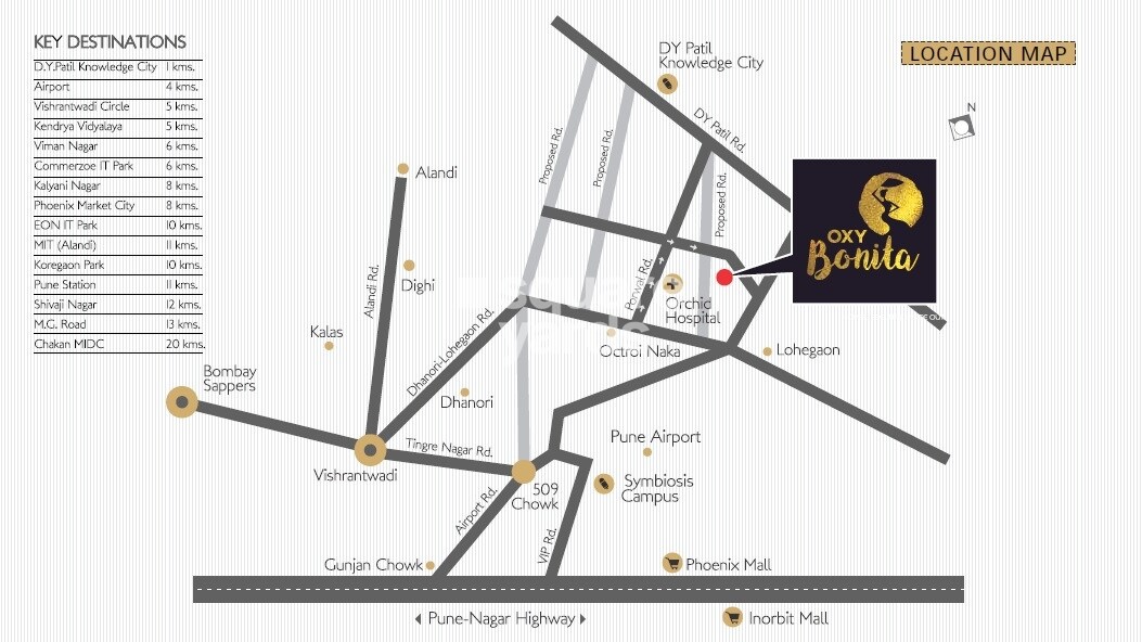 Venkatesh Oxy Bonita Location Image