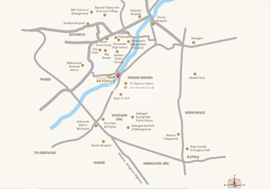 Venkatesh Skydale Phase 4 Location Image