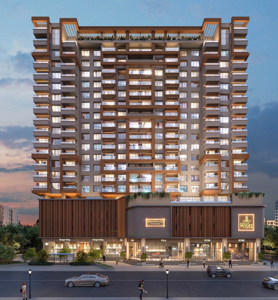 Venkatesh Skylife Apartment Exteriors