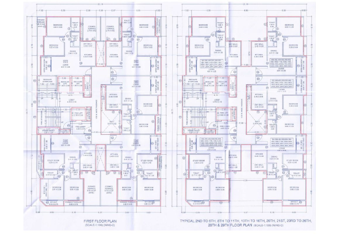 Venkatesh The Titan Towers Floor Plans