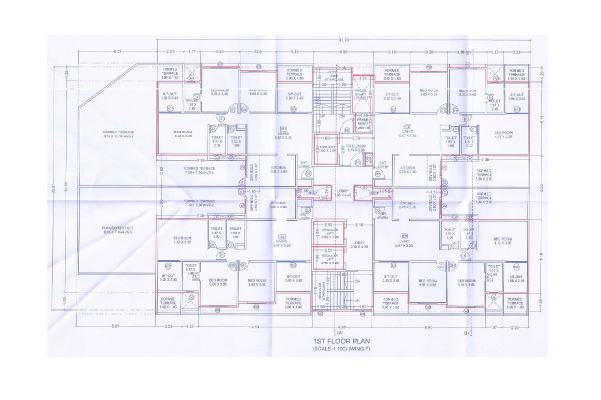 Venkatesh The Titan Towers Floor Plans