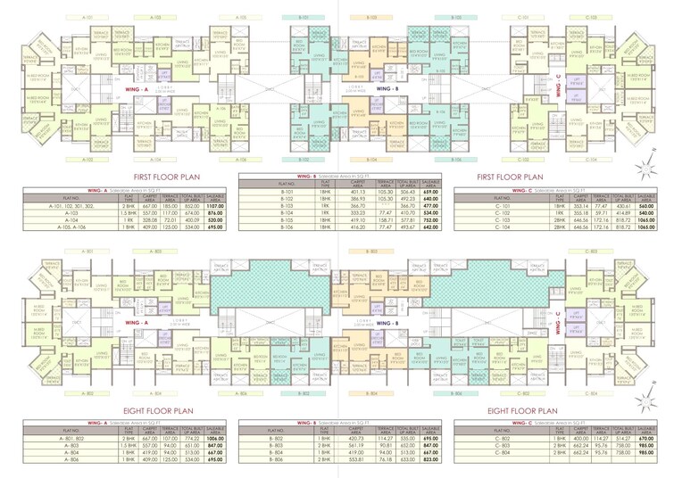 Vidya Kaka Homes Floor Plans