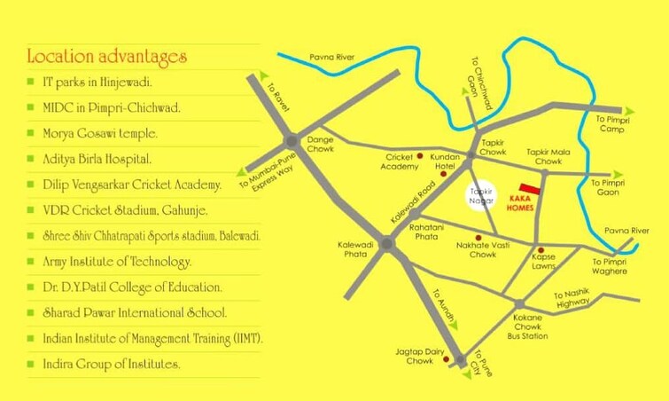 Vidya Kaka Homes Location Image