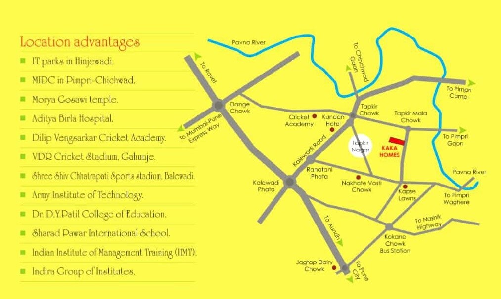 Vidya Kaka Homes Location Image