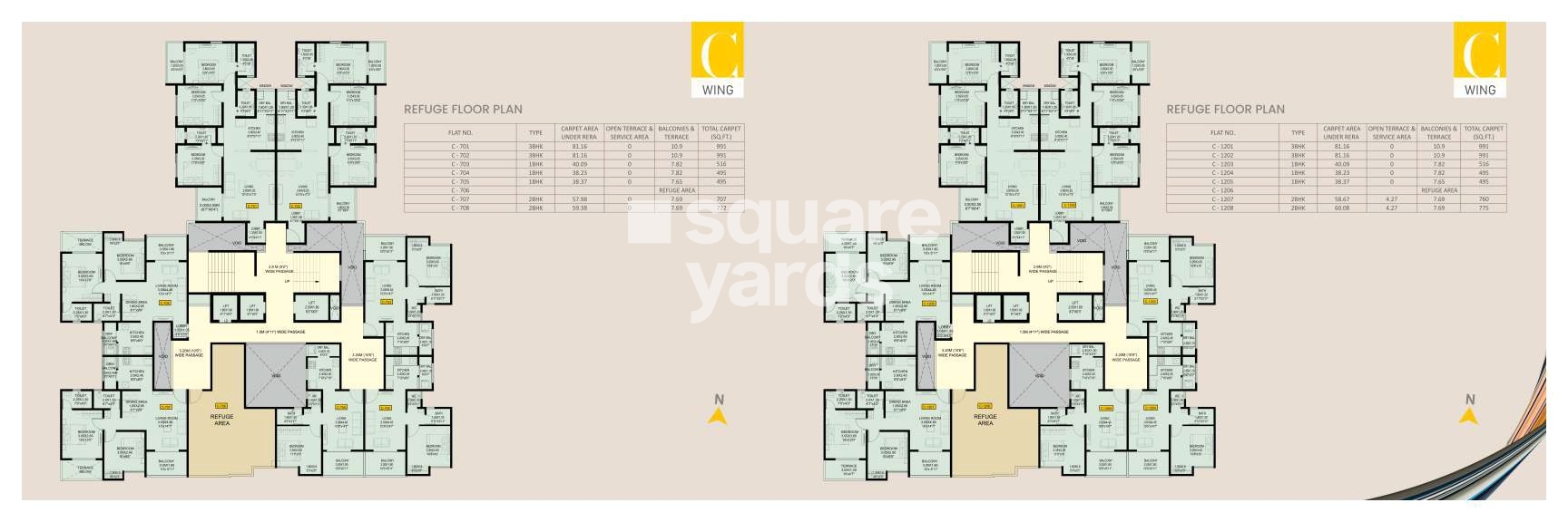 Vighnaharta Life Canvas in Mamurdi, Pune 36.35 Lac Floor Plans