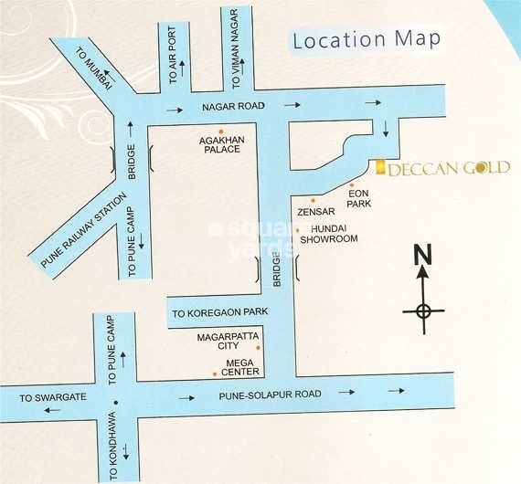 Vijaydeep Deccan Gold Location Image