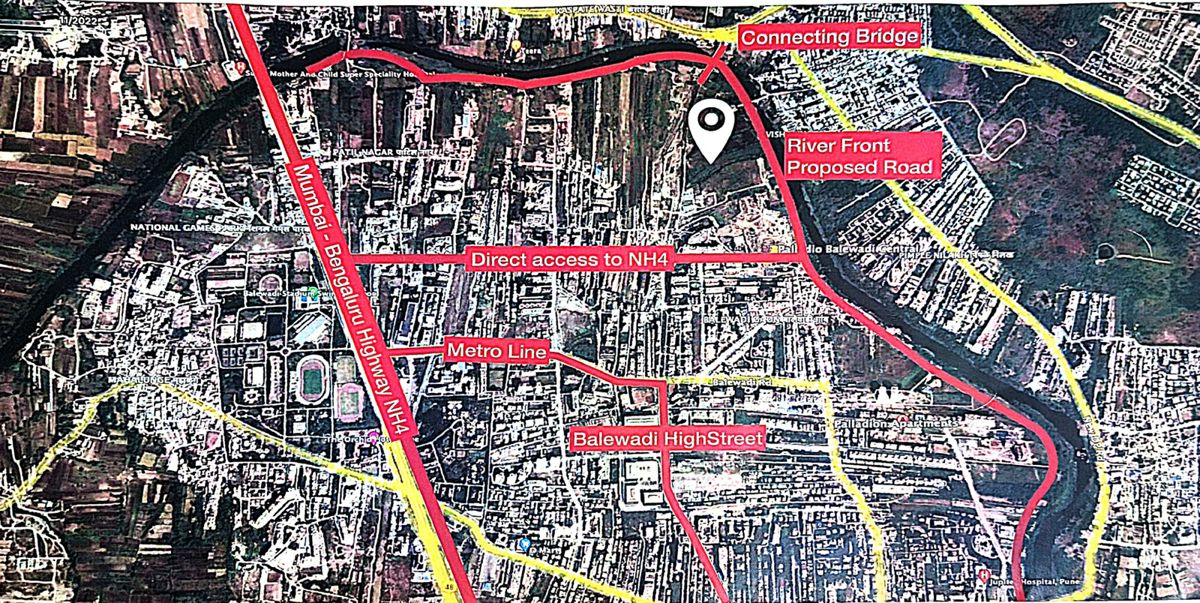 Vilas Javdekar Palladio Balewadi RiverFront Location Image