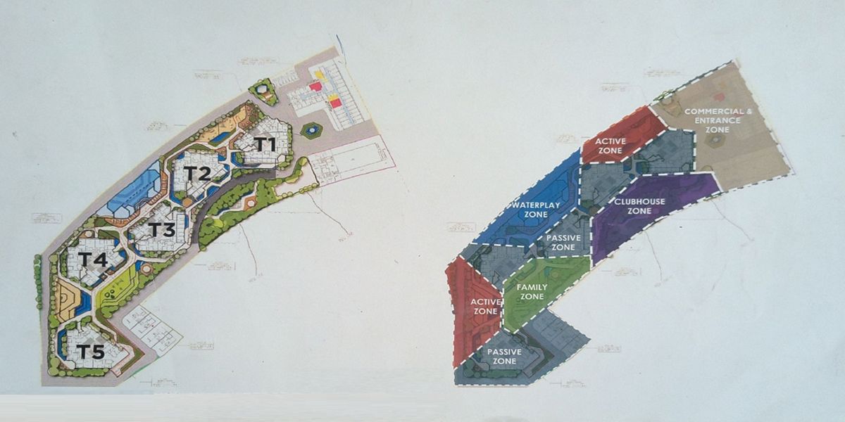Vilas-Javdekar-Palladio-Balewadi-RiverFront_a drawing of a train on a piece of paper