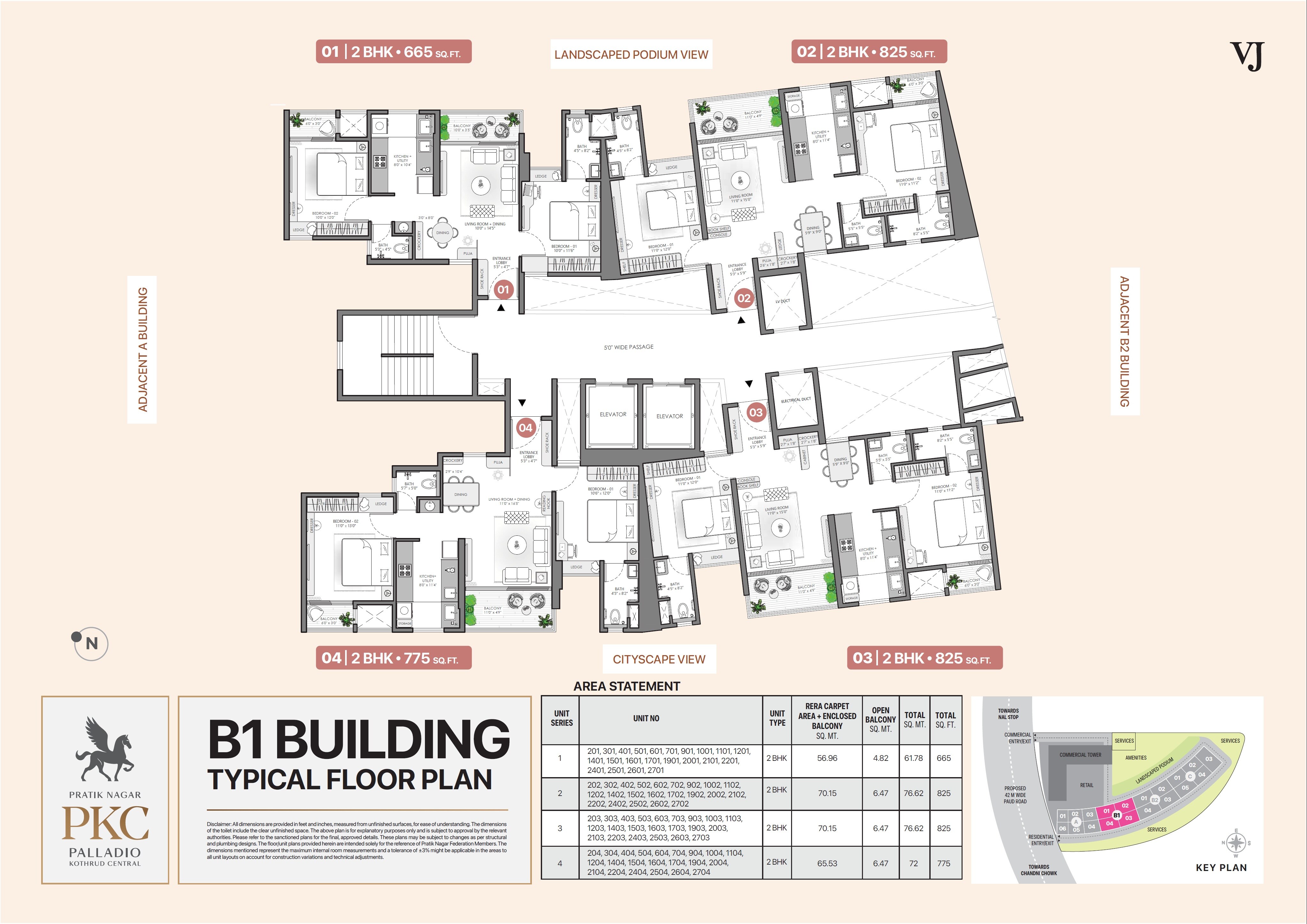 Vilas Javdekar Palladio Kothrud Central Floor Plans