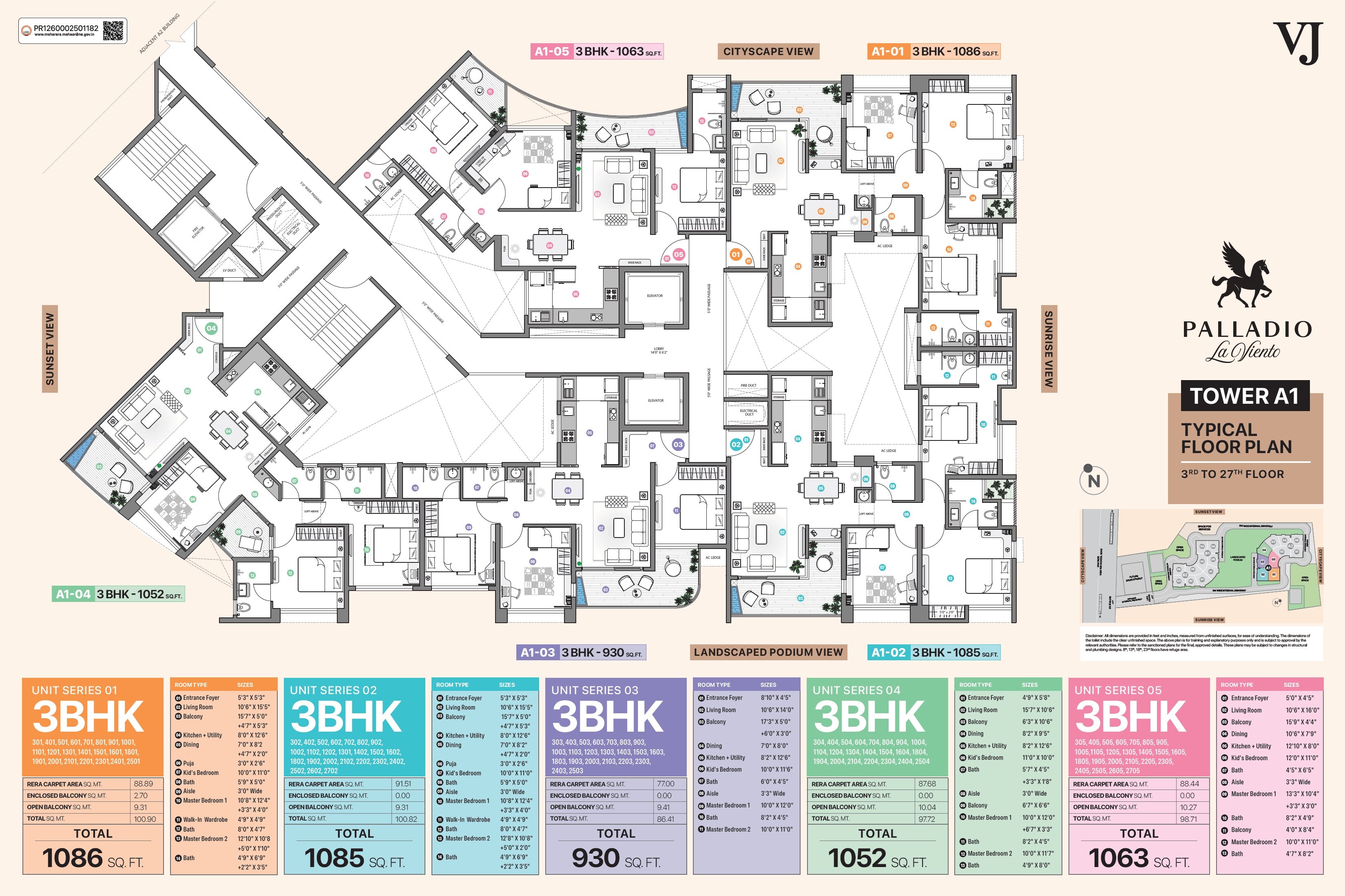 Vilas Javdekar Palladio La Viento Floor Plans