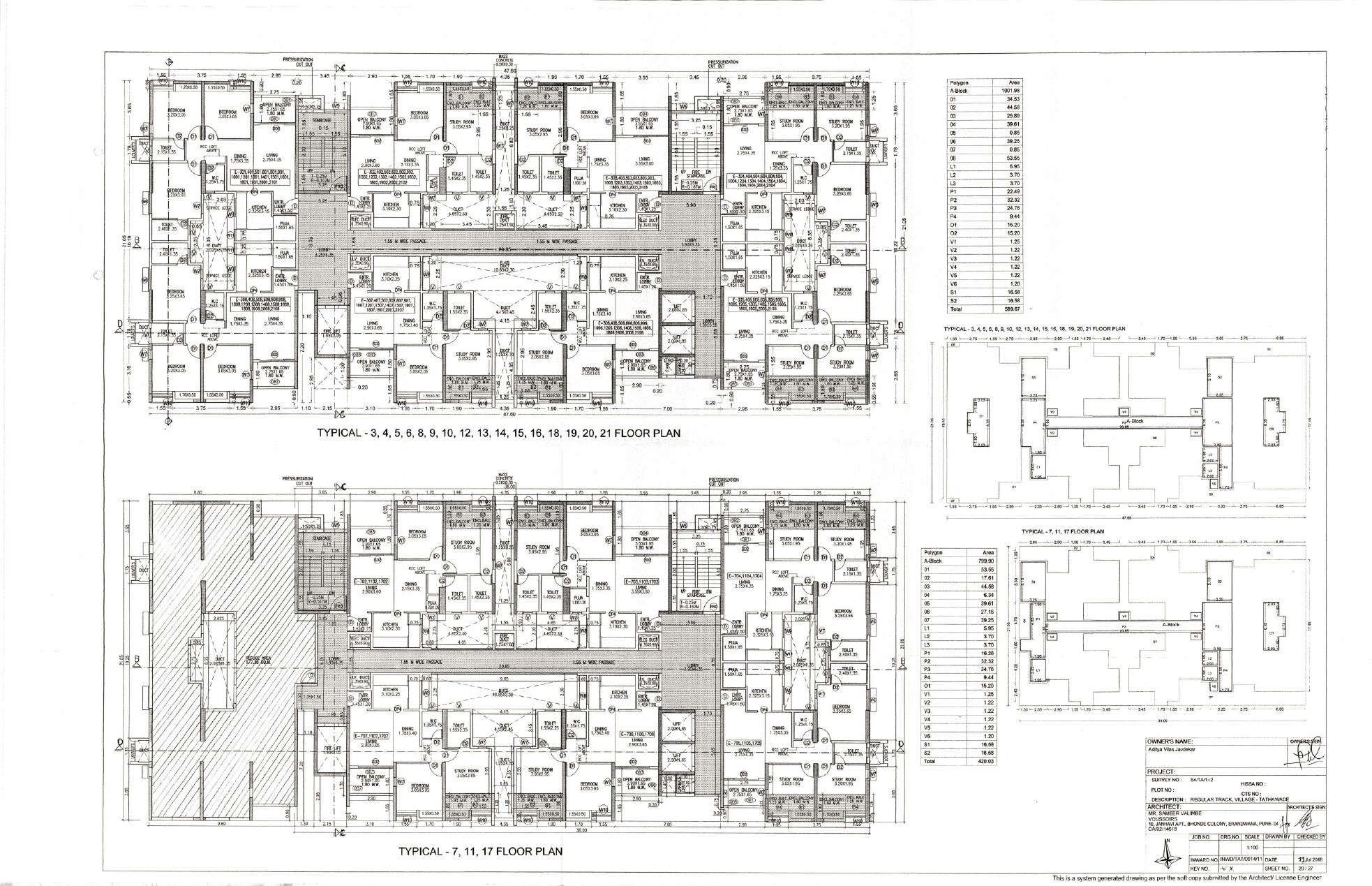 Vilas Javdekar Palladio Floor Plans