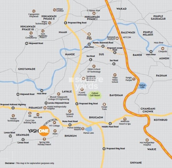 Vilas Javdekar Yash One Location Image