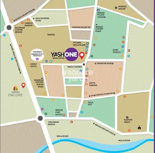 Vilas Javdekar Yashone Wakad Central Location Image