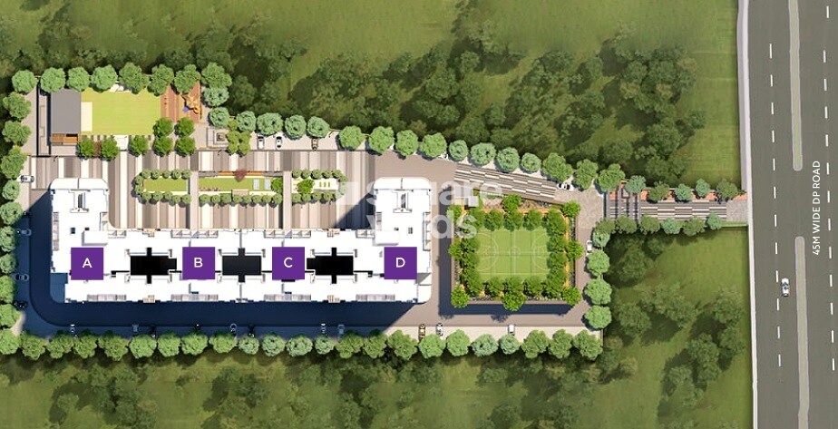 Vilas Javdekar Yashone Wakad Central Master Plan Image