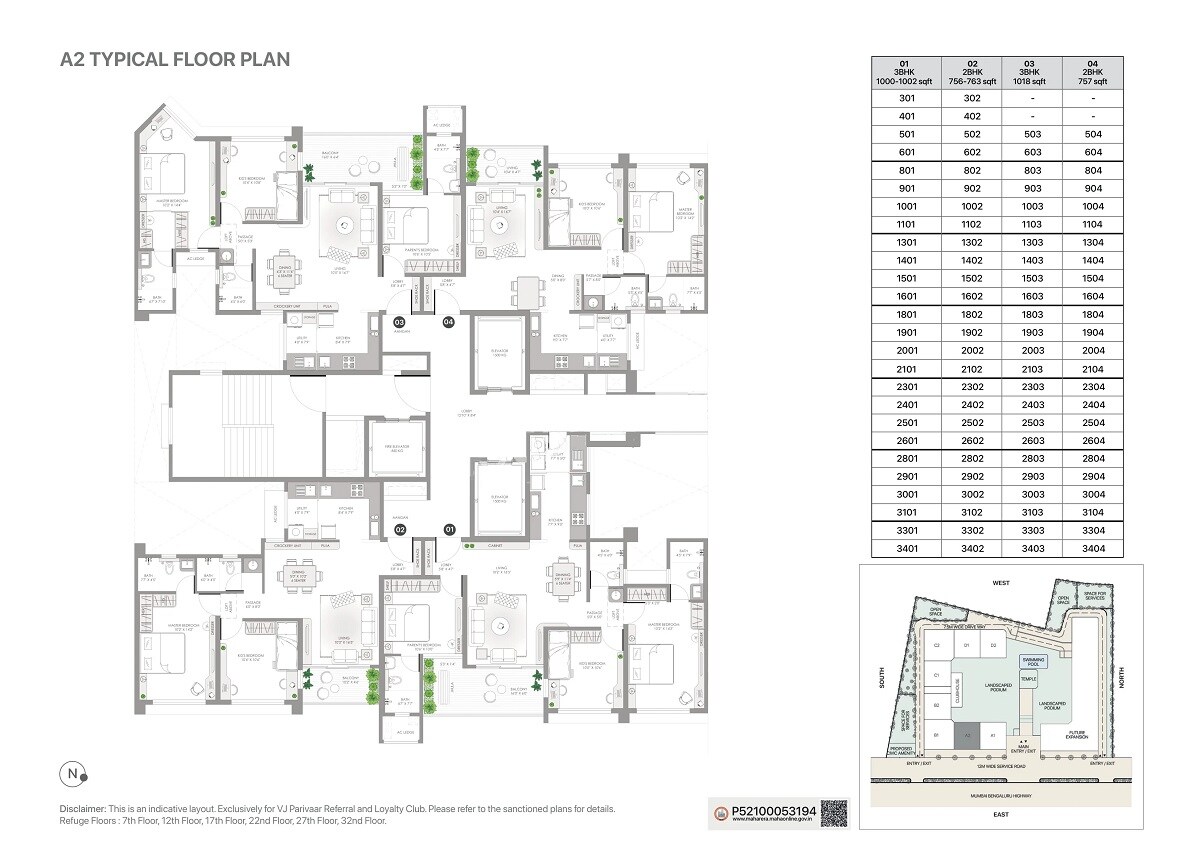 Vilas Javdekar Yashwin Urbo Centro Floor Plans
