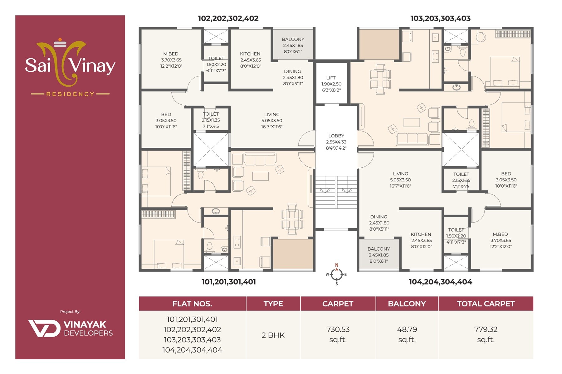 Vinayak Sai Vinay Floor Plans