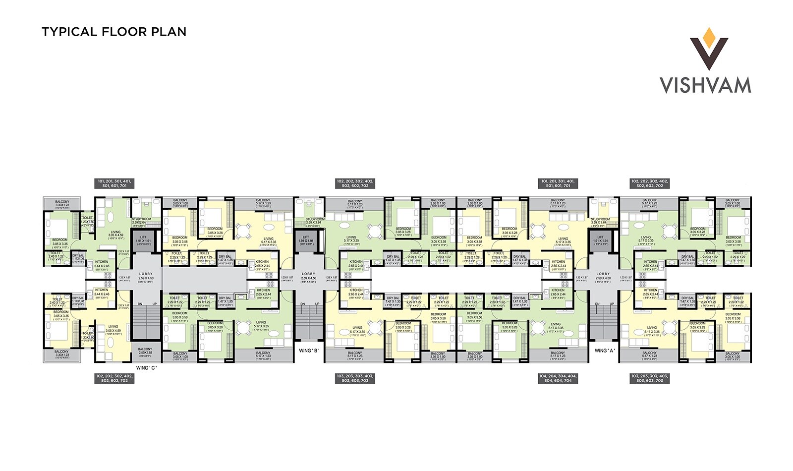 Vineet Vishvam Floor Plans