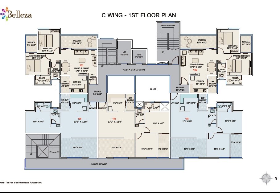 Vishal Belleza Floor Plans 1