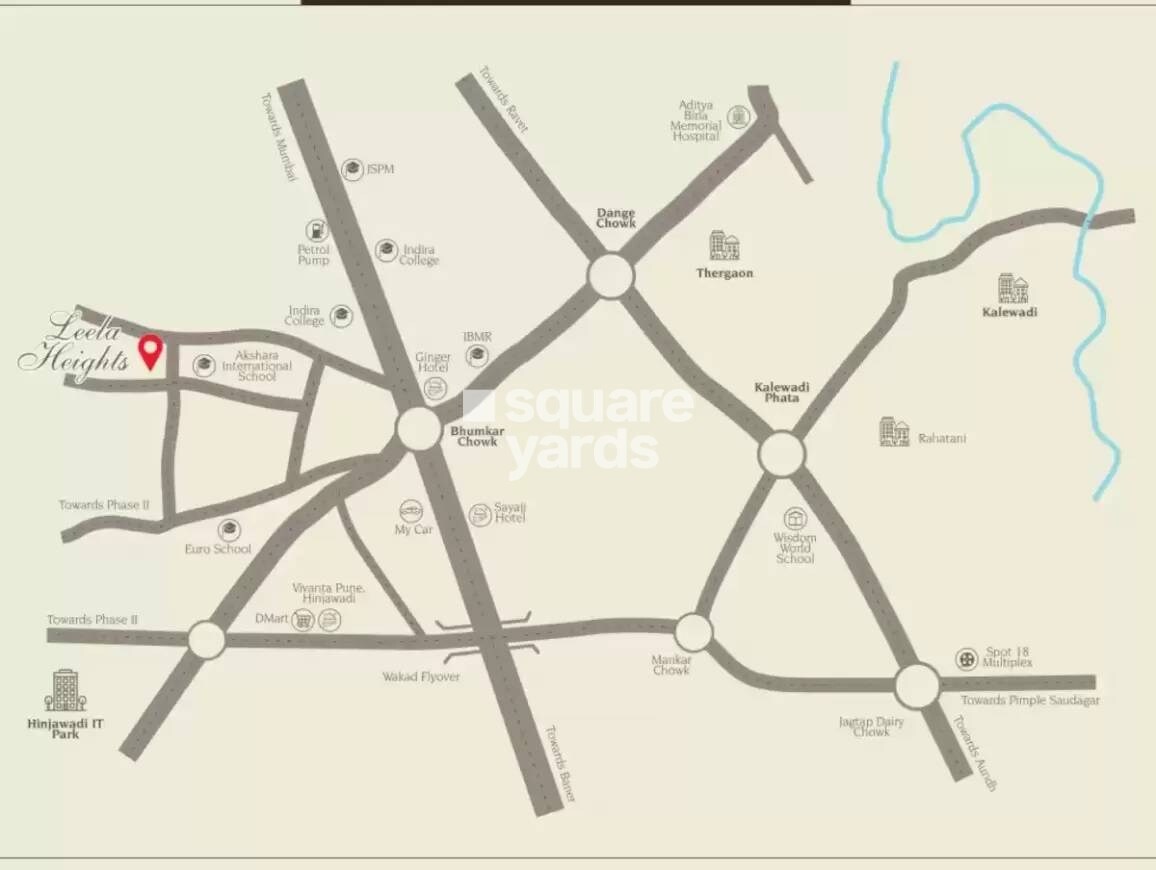 Vishal Leela Heights Location Image