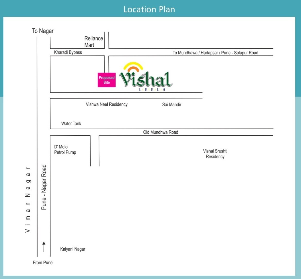 Vishal Leela Residency Location Image
