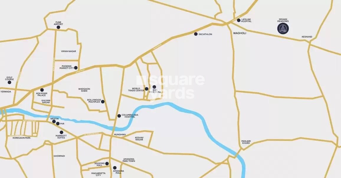 Vishal Nivaan Medows Location Image