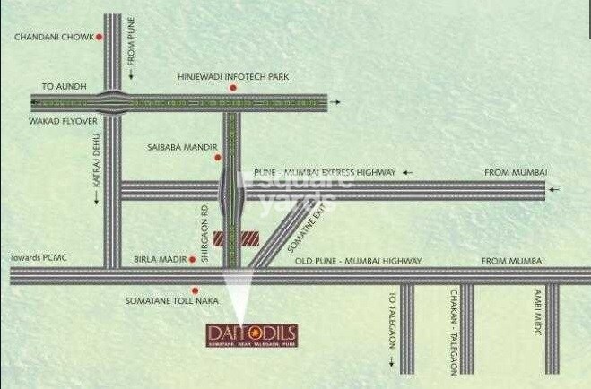 Vishhram Daffodils Location Image