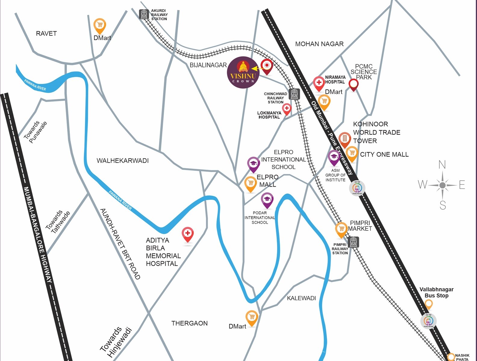 Vishnu Crown Location Image