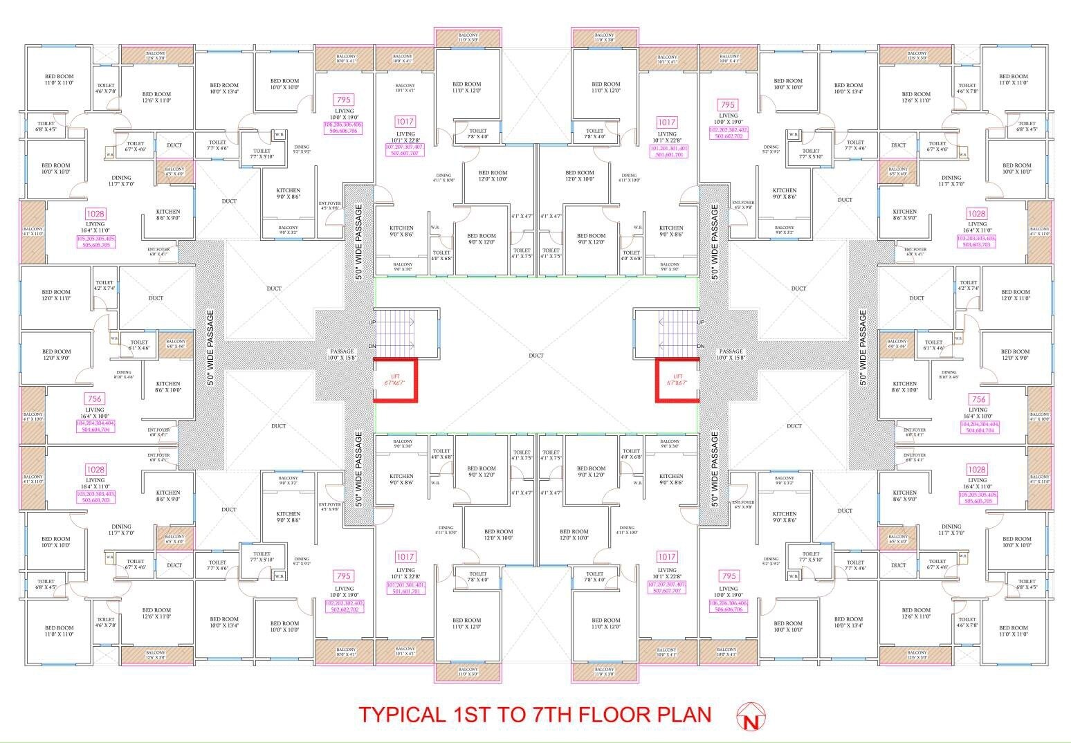 Vishwa The Butterfly Floor Plans