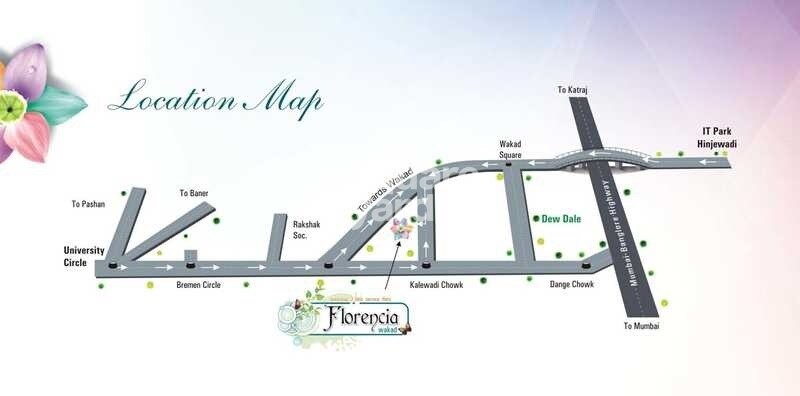 Vishwa Vinayak Florencia Apartment Location Image