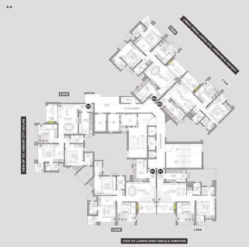 VJ Yashwin Nuovo Centro Floor Plans