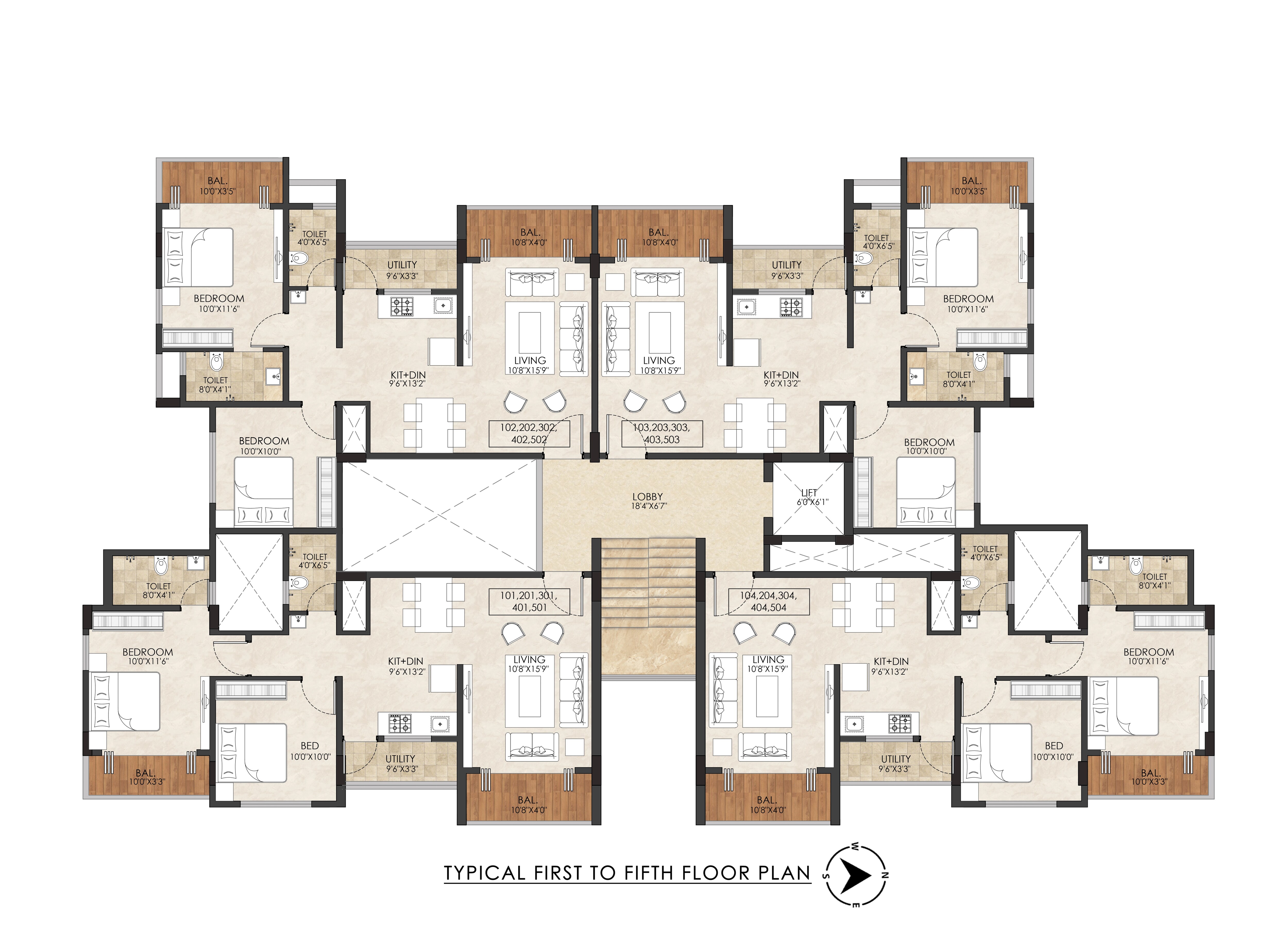 Vriddhi Apartments Floor Plans