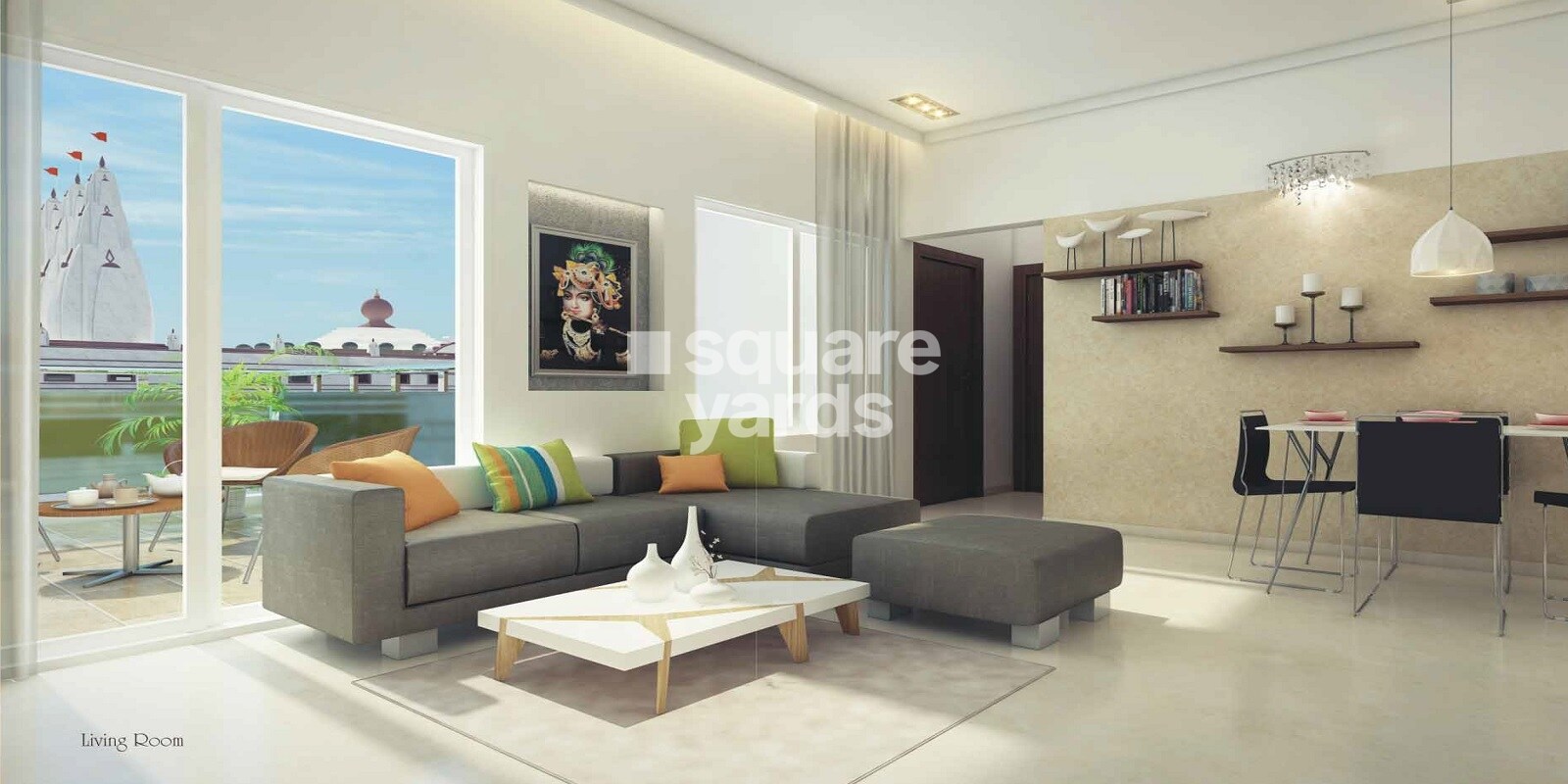 Vrindavan Barsana Dham Apartment Interiors 1